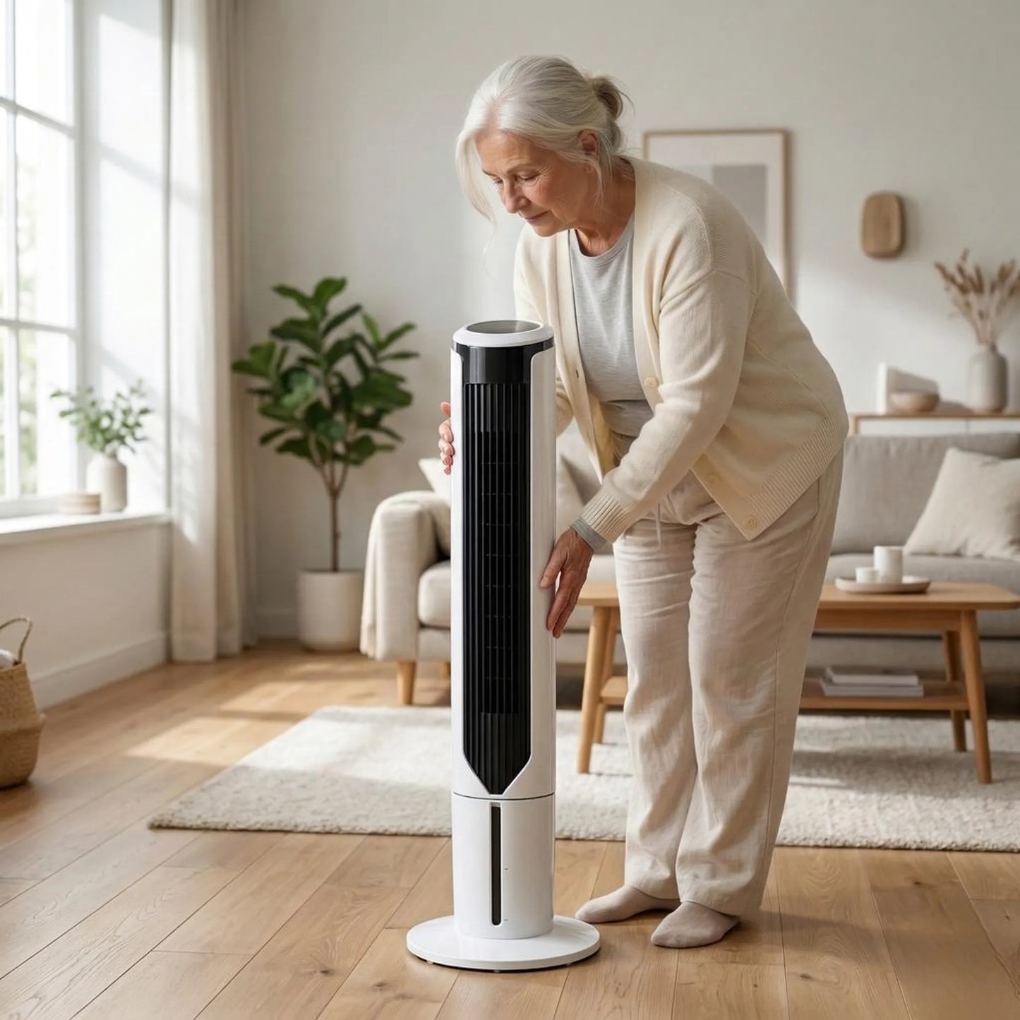 Portable Air Conditioner Stand Up Room Cooler Indoor AC Unit (Windowless)