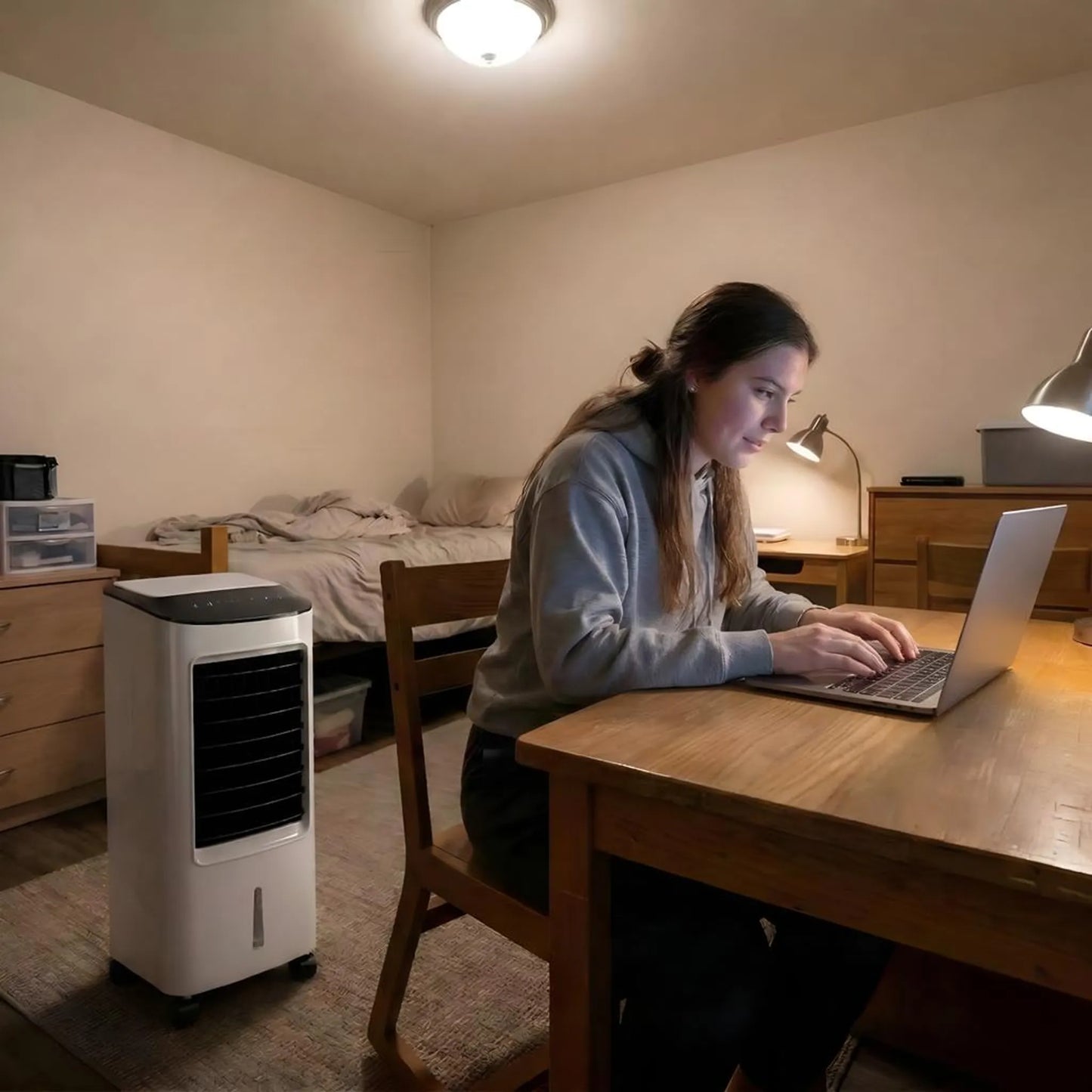 Portable Air Conditioner Stand Up Room Cooler Indoor AC Unit (Windowless) for Bedroom, Home & Office