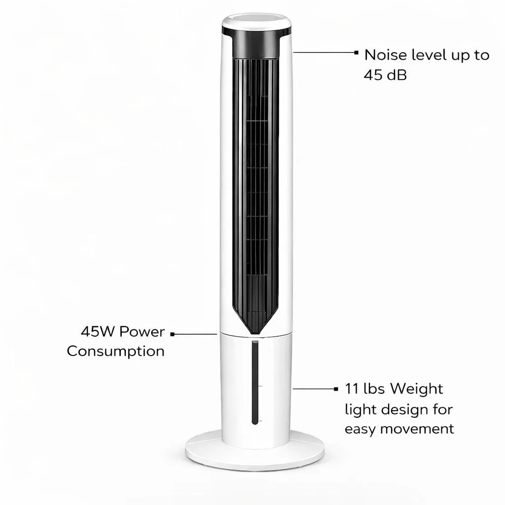 Portable Air Conditioner Stand Up Room Cooler Indoor AC Unit (Windowless)