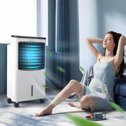 Airvots 3-in-1 Portable Evaporative Air Conditioner Cooler with Remote Control for Home