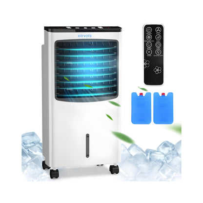 Airvots 3-in-1 Portable Evaporative Air Conditioner Cooler with Remote Control for Home