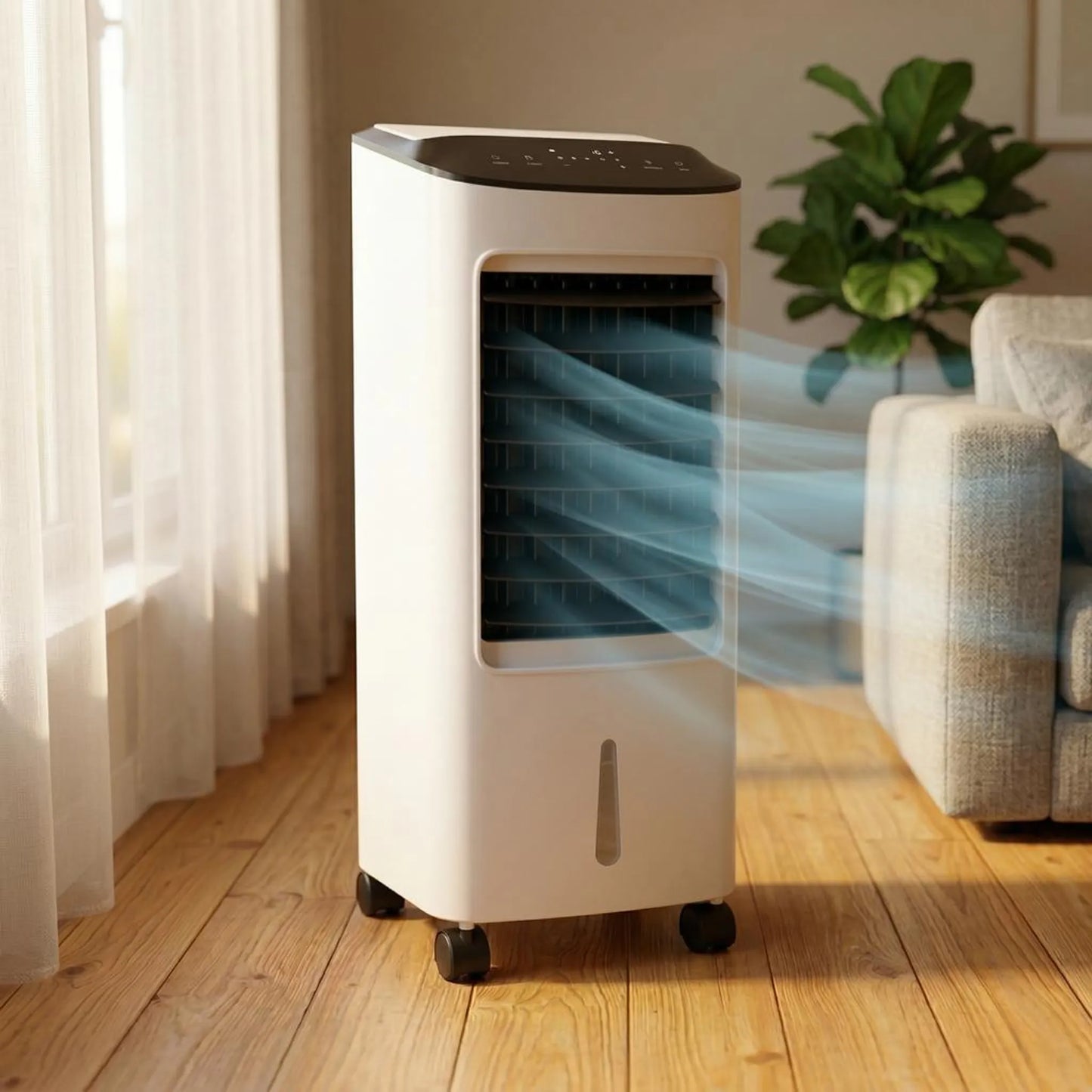 Portable Air Conditioner Stand Up Room Cooler Indoor AC Unit (Windowless) for Bedroom, Home & Office