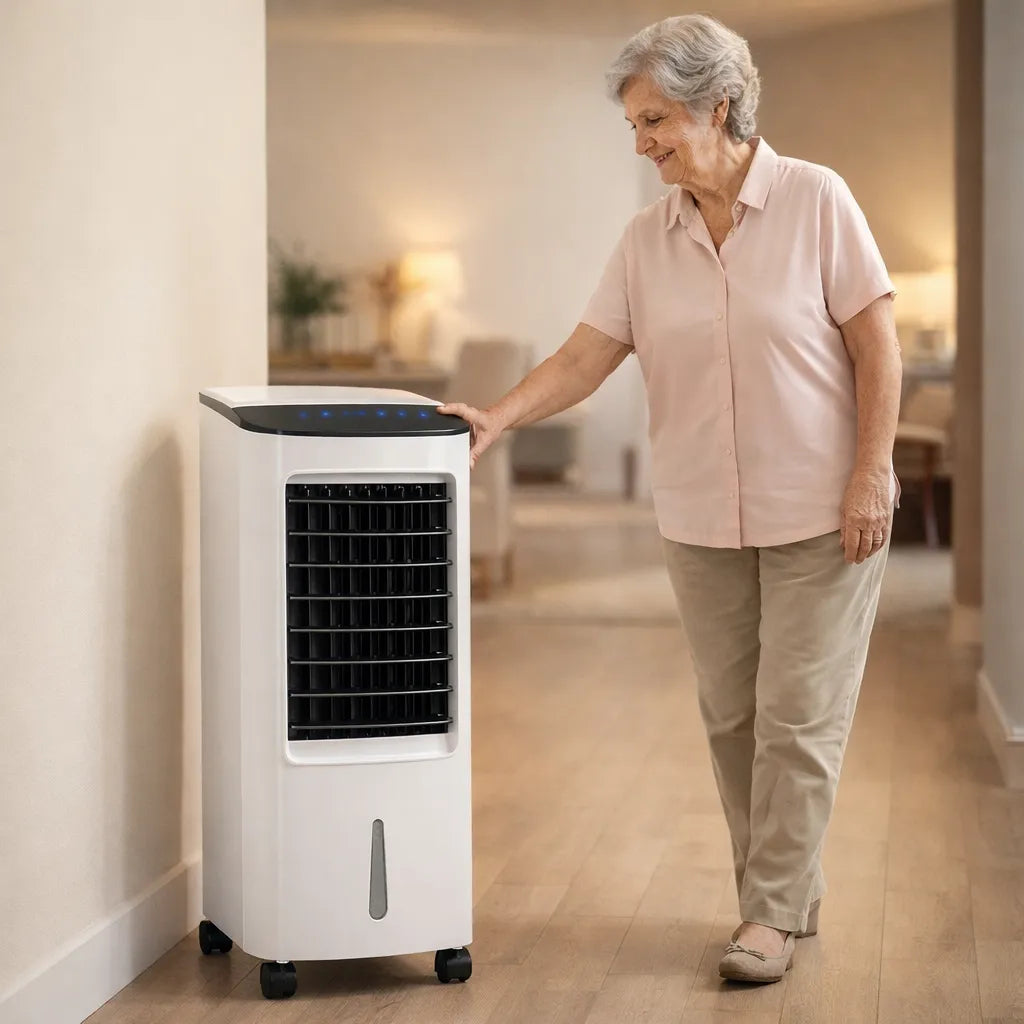 Portable Air Conditioner Stand Up Room Cooler Indoor AC Unit (Windowless) for Bedroom, Home & Office